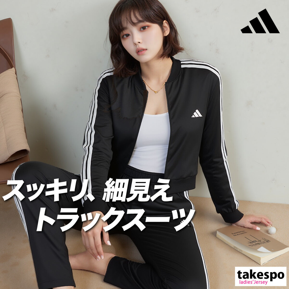 アディダス レディース ジャージ上下 エッセンシャルス adidas アパレル 上下 KWS03