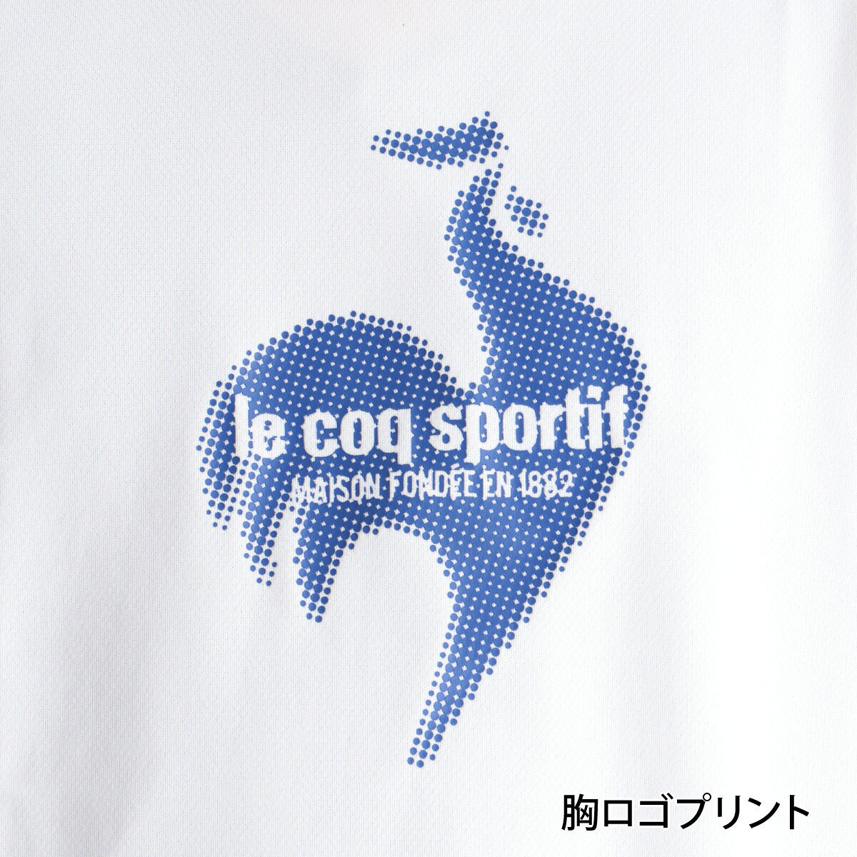 ルコック Tシャツ メンズ ブラック ホワイト LN6SHT23M