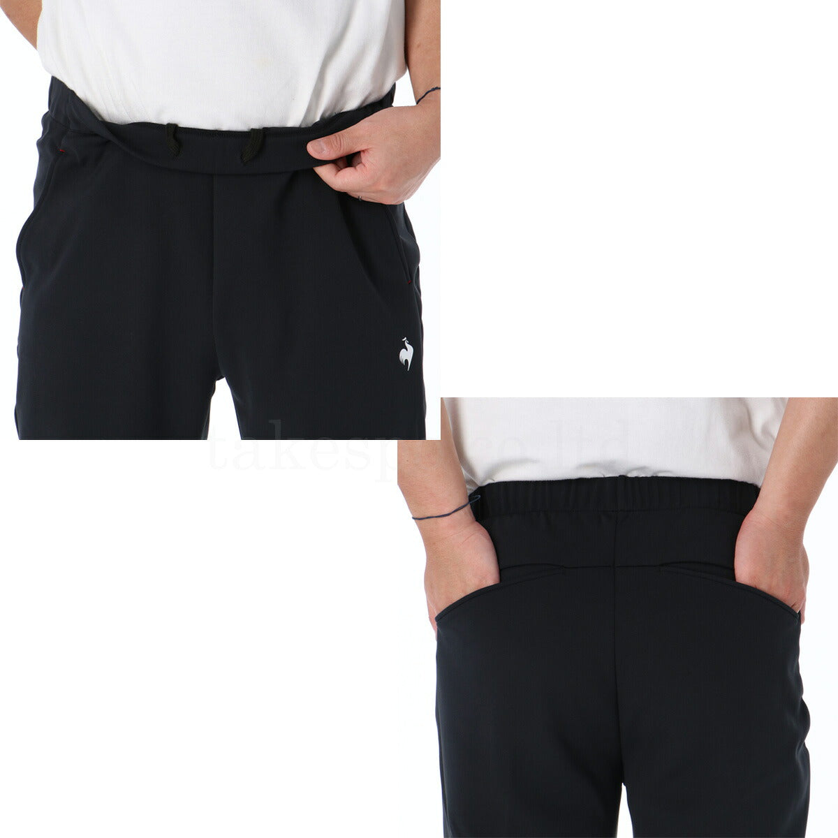 ルコック ジャージ上下 エッセンシャル ヘランカ ジャージ 上下 セットアップ メンズ ブランド le coq sportif 吸汗 ストレッチ UVカット フルジップ 黒 LT5FJG10M ブラック ネイビー ブルー 新作