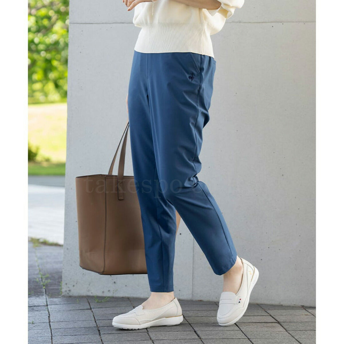 ルコック ロングパンツ レディース エアスタイリッシュパンツ ブラック ネイビー ブルー カーキグリーン LT5FLP40L
