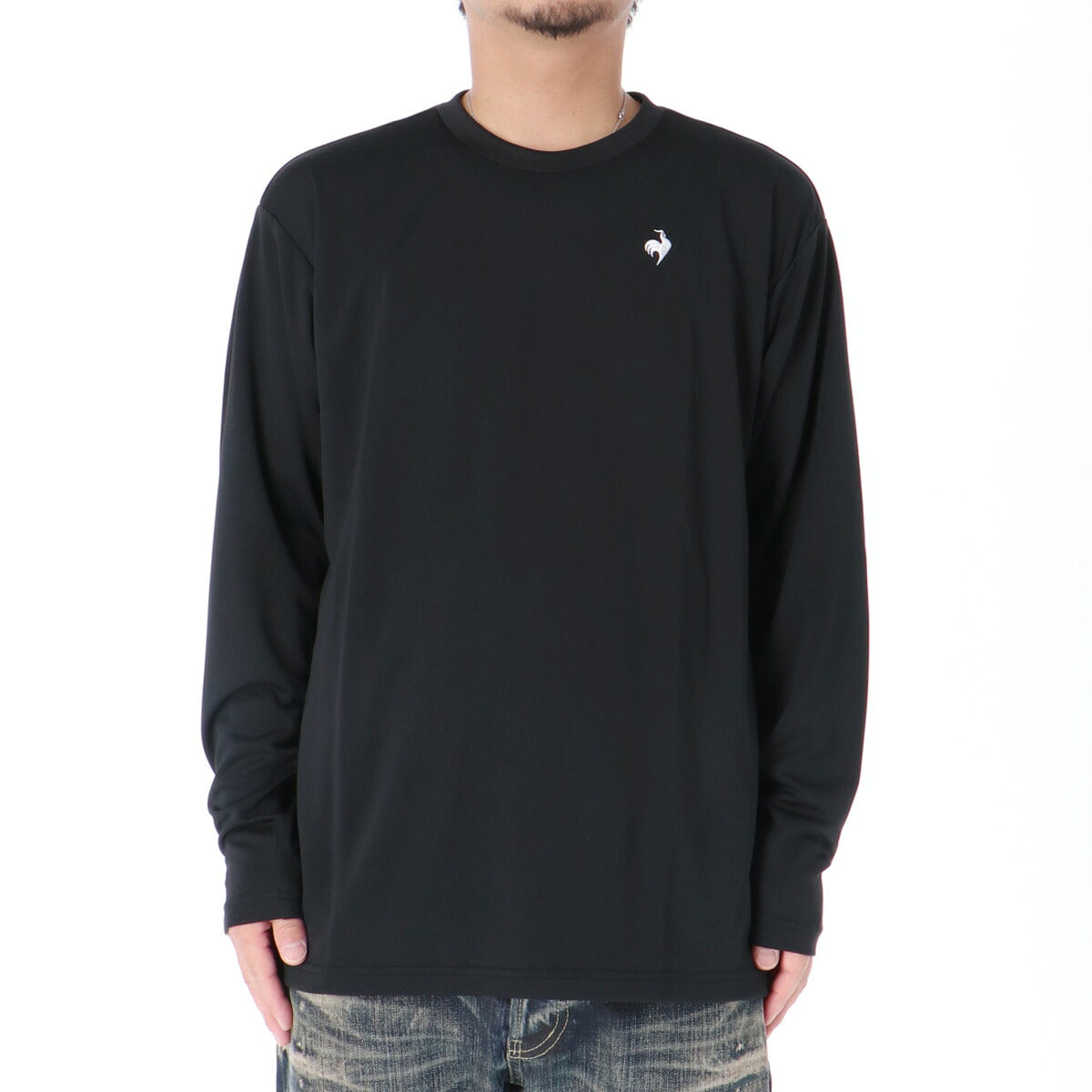 ロンT 長袖Tシャツ メンズ ブランド ルコック ドライ 速乾 スポーツ Tシャツ ロンティー ロングTシャツ 長袖 吸汗 吸水 le coq sportif エコペット ワンポイント