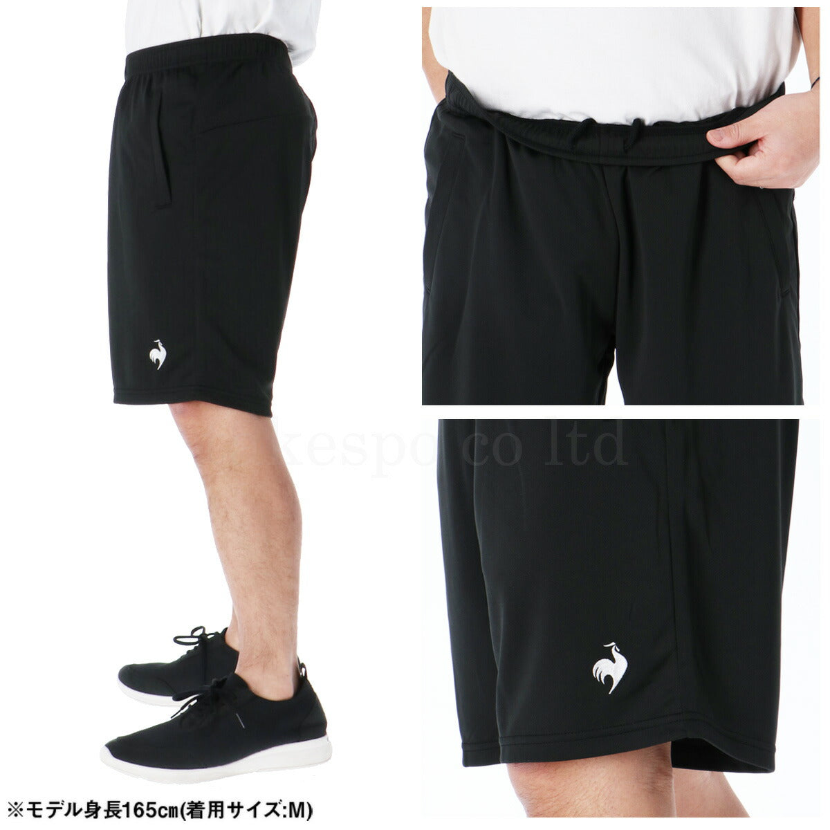 ルコック ハーフパンツ メンズ エコペット ブラック ネイビー グレー LT5SHPZ1M
