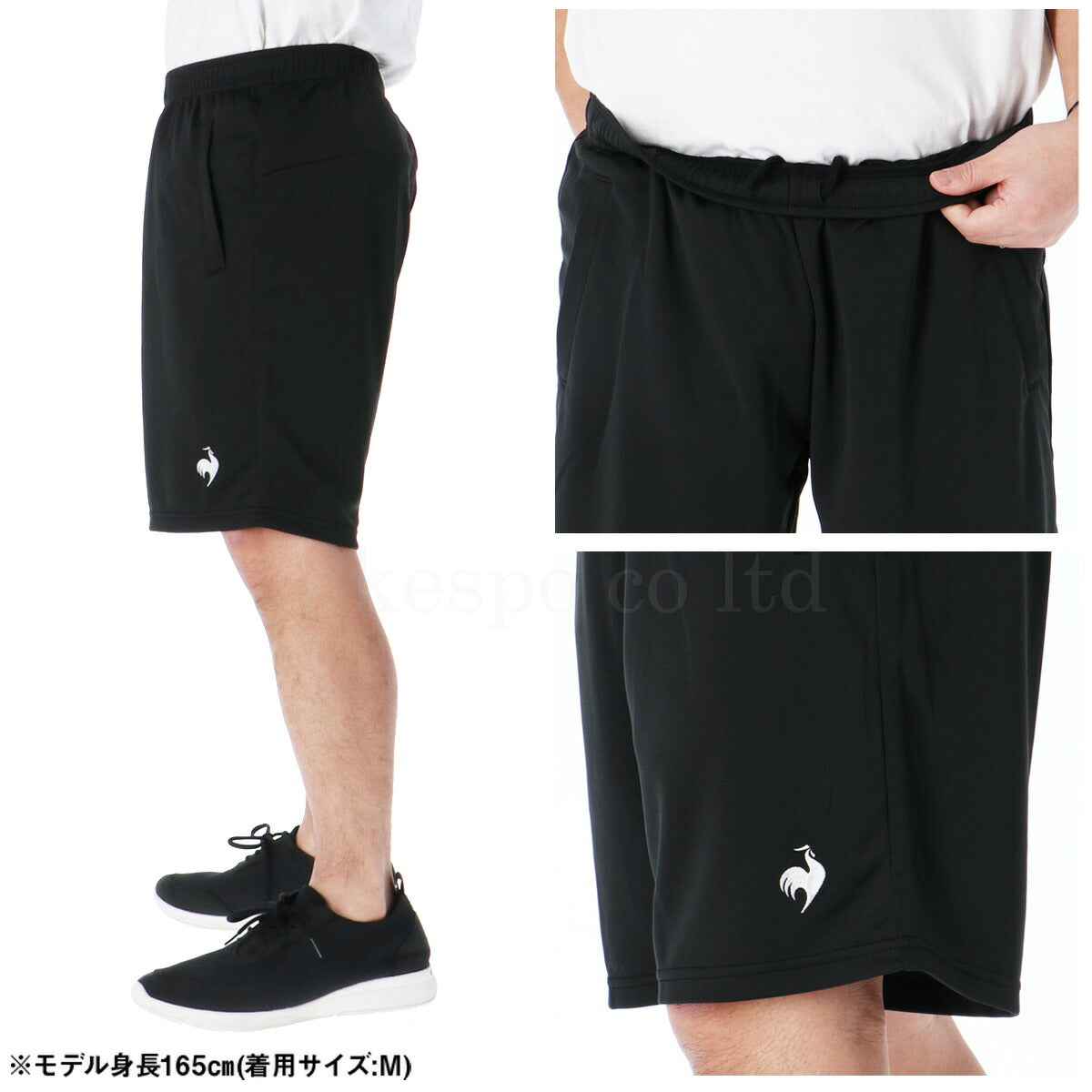 ルコック ハーフパンツ メンズ エコペット ブラック ネイビー グレー LT5SHPZ1M