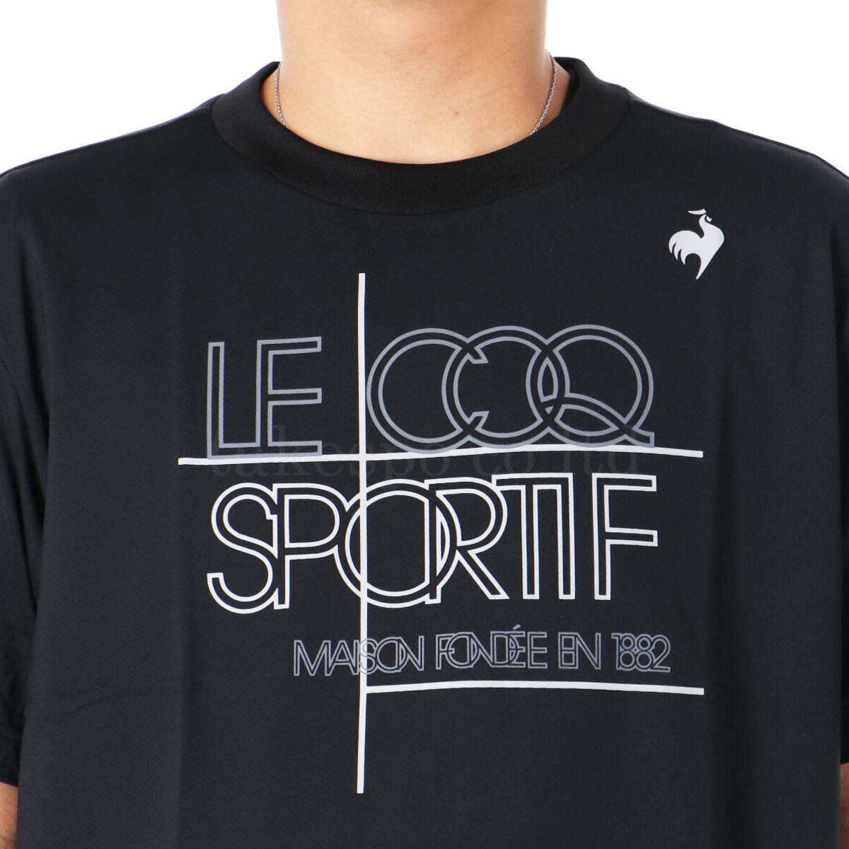 ルコック Tシャツ メンズ 接触冷感 ブラック ネイビー ブルー グリーン LT5SHT03M