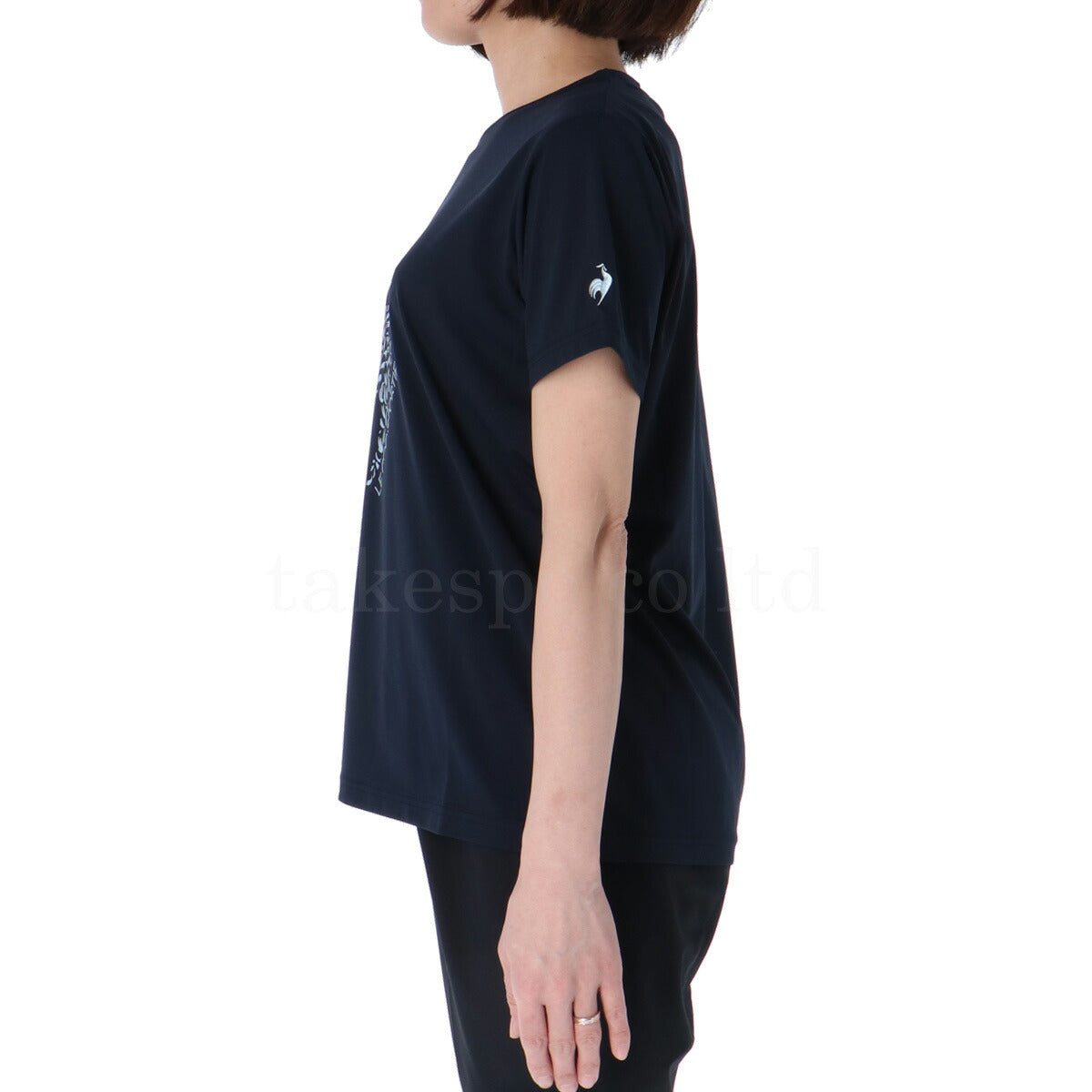 ルコック Tシャツ レディース サンスクリーン ネイビー ホワイト ピンク ブルー LT5SHT07L
