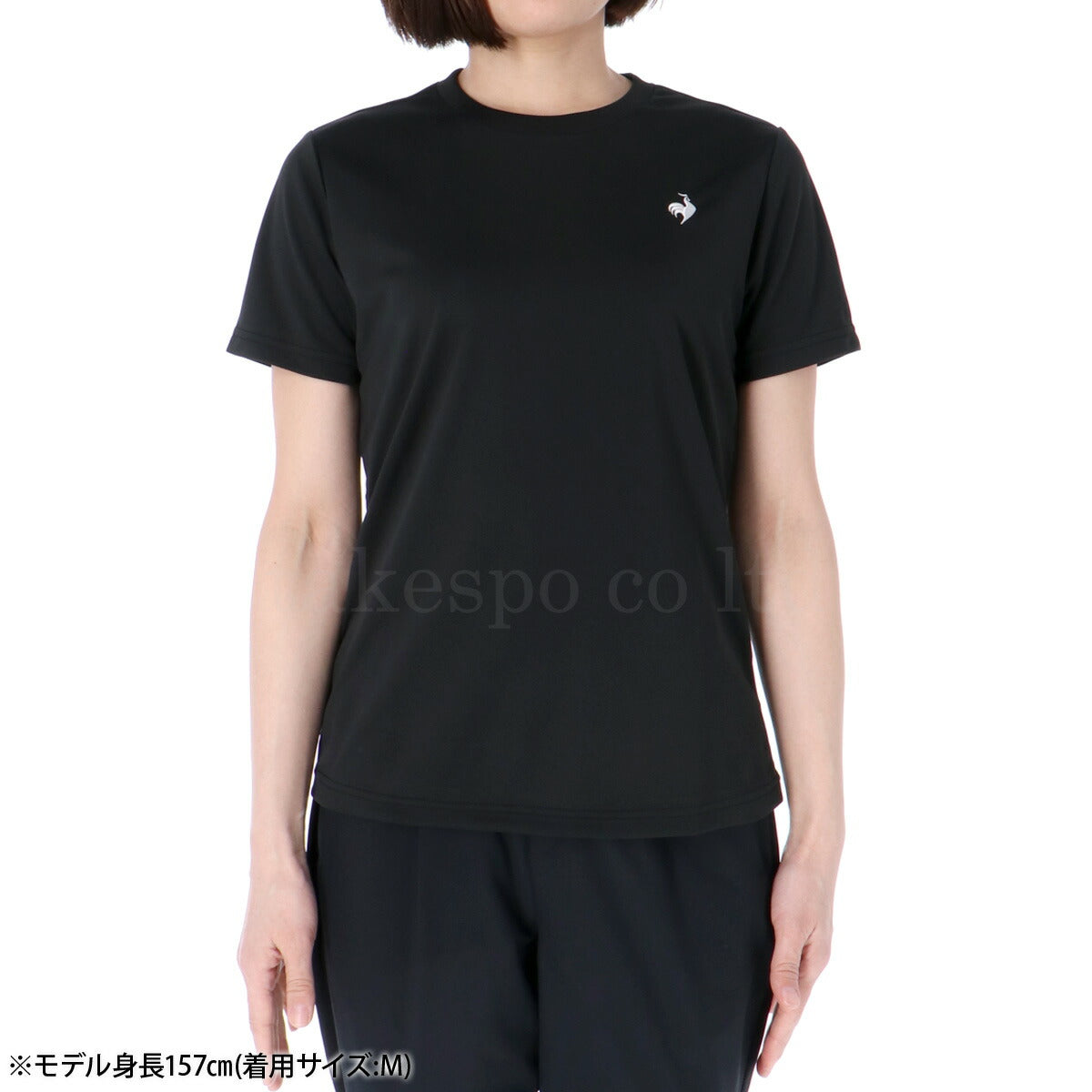 ルコック Tシャツ レディース エコペット ブラック ネイビー ホワイト グレー ピンク LT5SHTZ1L