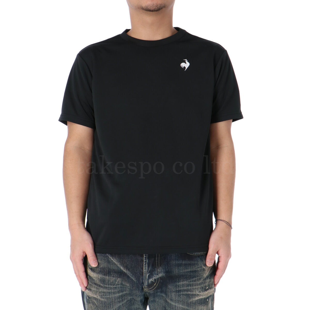 ルコック Tシャツ メンズ エコペット ブラック ネイビー ホワイト グレー ブルー LT5SHTZ1M