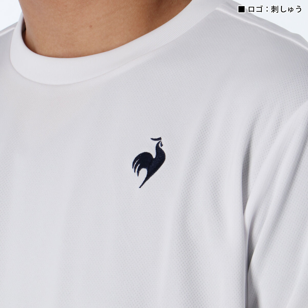 ルコック Tシャツ メンズ エコペット ブラック ネイビー ホワイト グレー ブルー LT5SHTZ1M