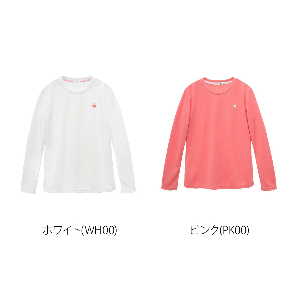 ルコック Tシャツ レディース エコペット ブラック ネイビー グレー ホワイト ピンク LT5SLTZ1L
