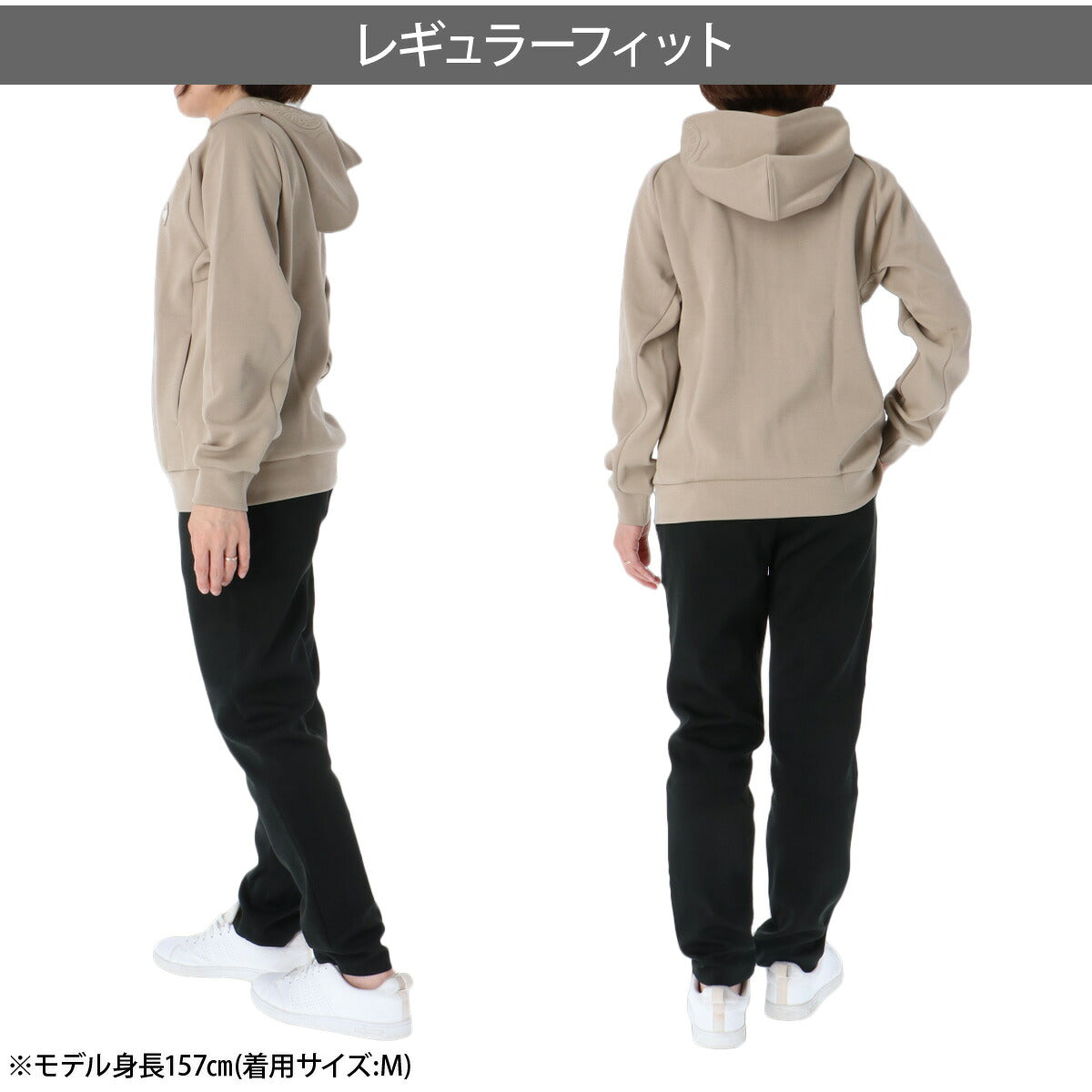 ルコック アクティブスウェット エアスタイリッシュパンツ スウェット 上下 セットアップ レディース ブランド le coq sportif フード付き フーディ フルジップ 吸汗 ストレッチ UVカット 黒 LT6FSW40L