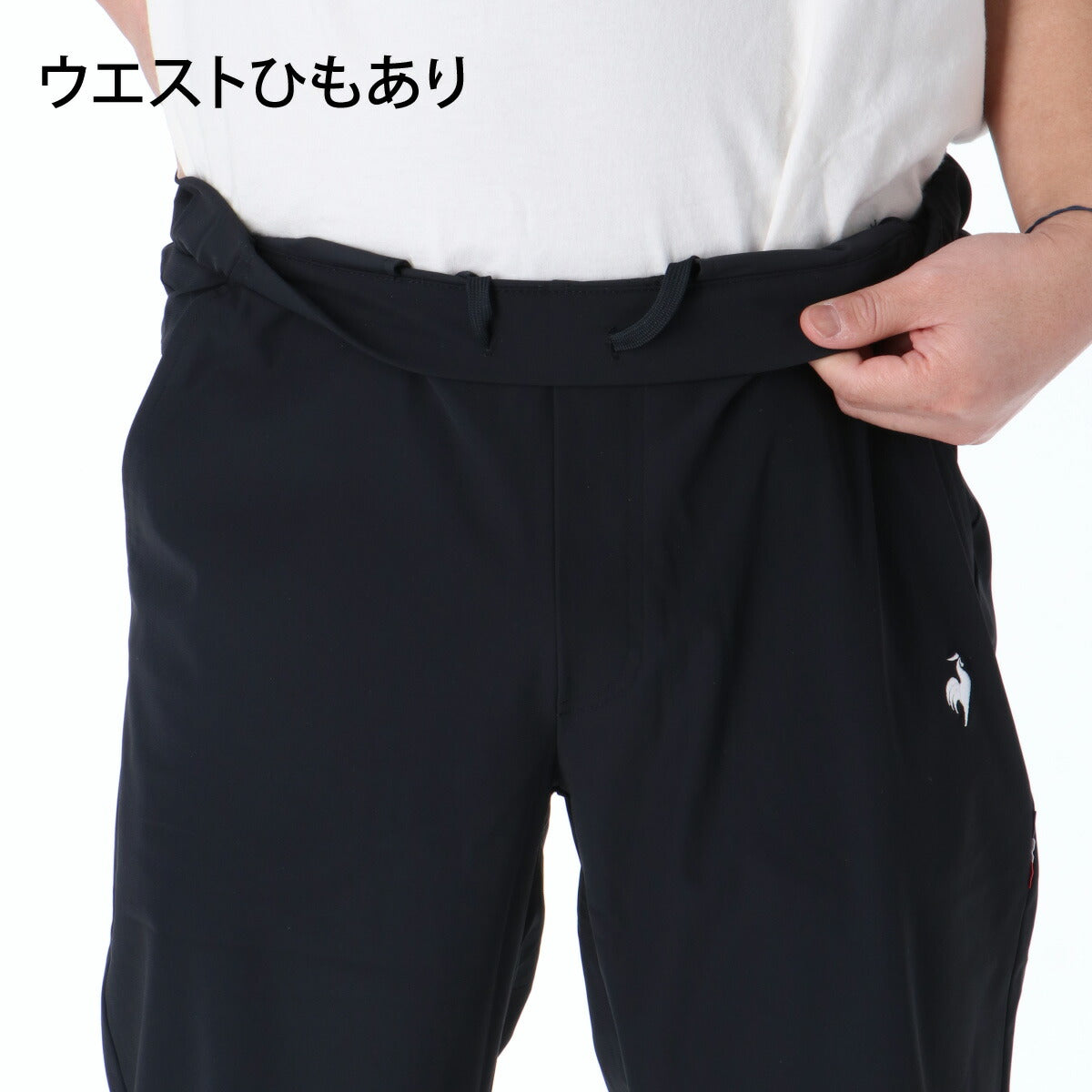 ルコック 7分丈パンツ メンズ 接触冷感クォーターパンツ ブラック ネイビー LT6SHP30M