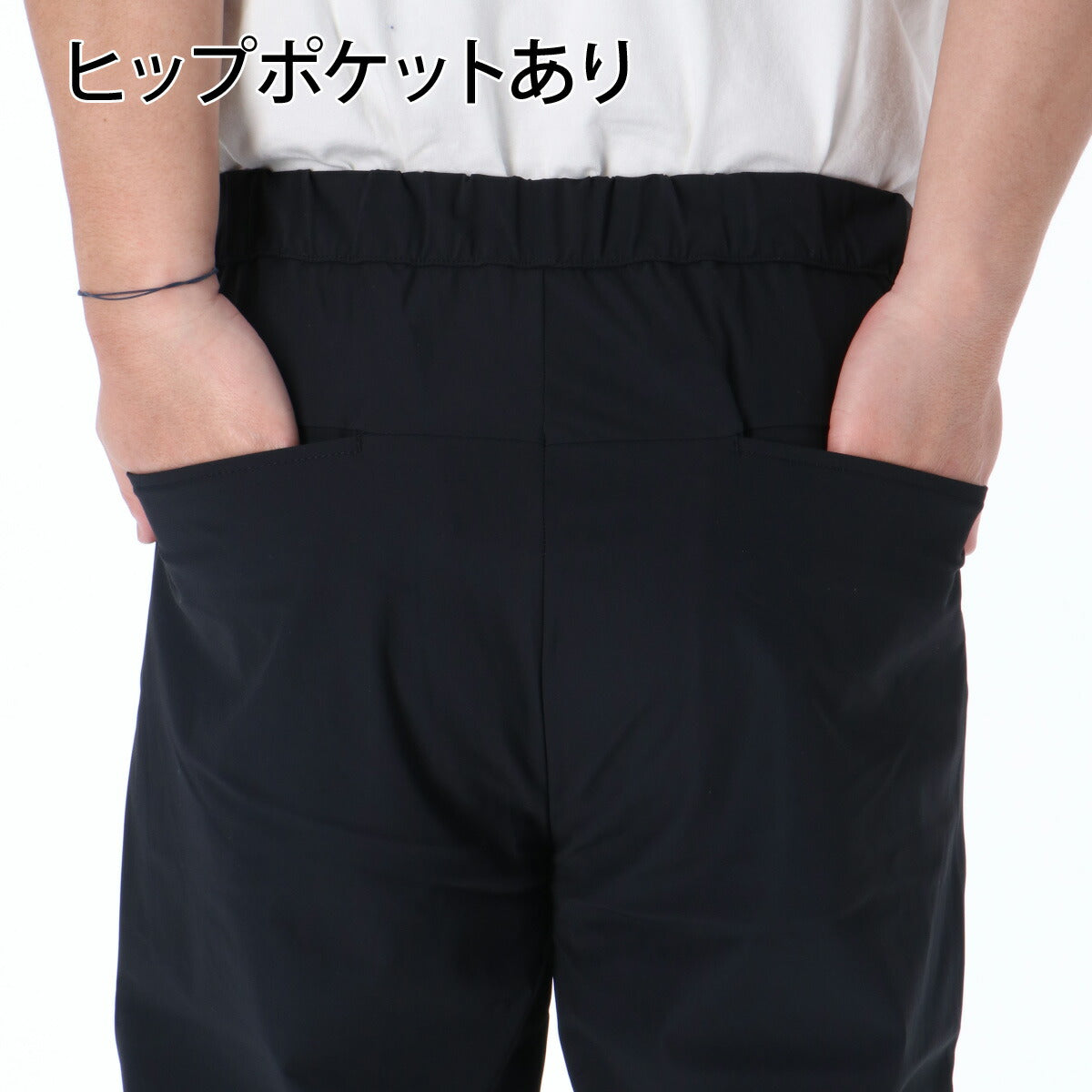 ルコック 7分丈パンツ メンズ 接触冷感クォーターパンツ ブラック ネイビー LT6SHP30M