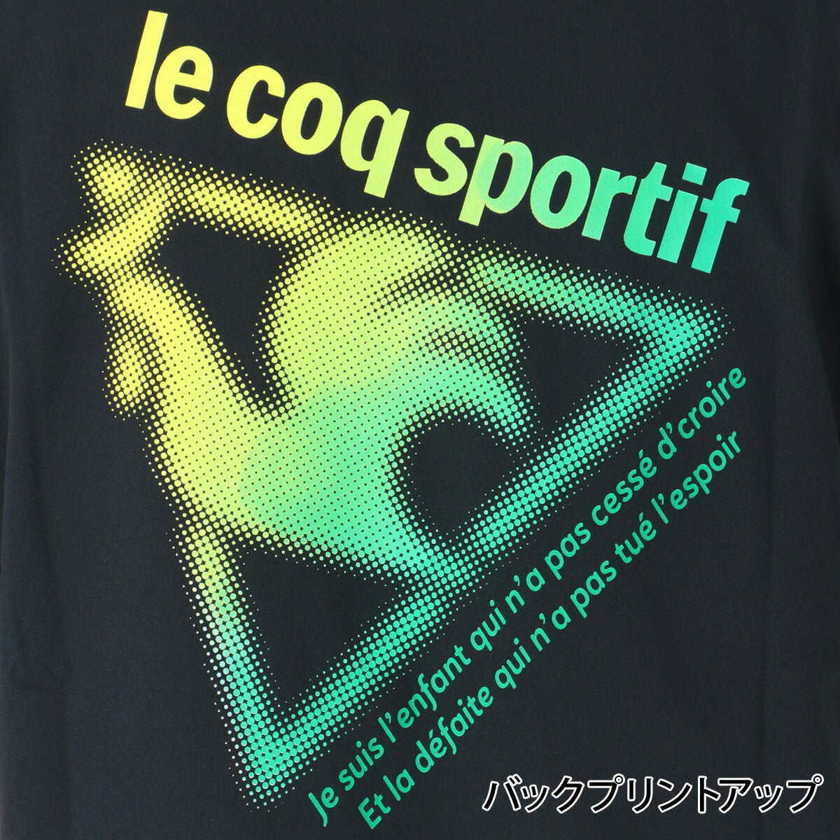 ルコック Tシャツ メンズ ブラック ホワイト ブルー LT6SHT09M