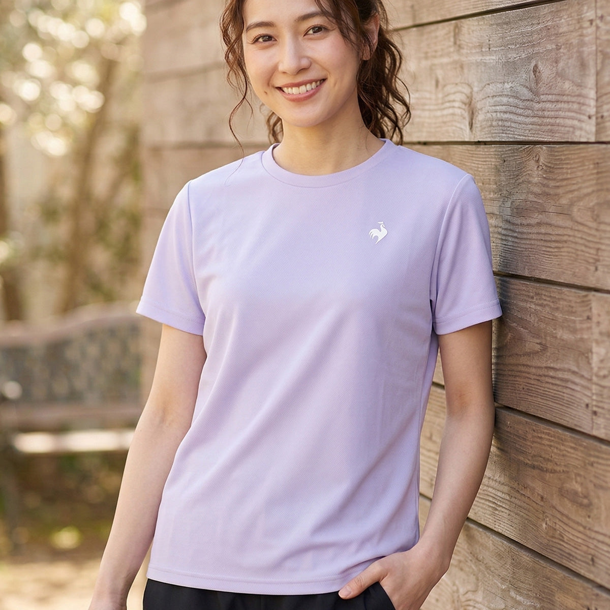 ルコック Tシャツ レディース LT6SHTZ1L