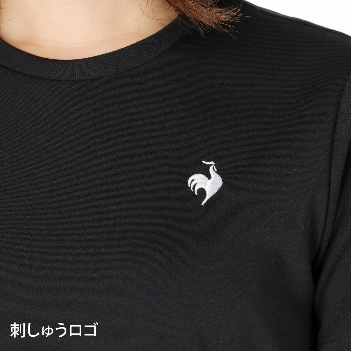 ルコック 半袖 吸汗 速乾 吸水 Tシャツ レディース ブランド ドライ スポーツ le coq sportif UVカット 黒 白 LT6SHTZ1L ブラック パープル グレー ネイビー ホワイト ピンク かわいい