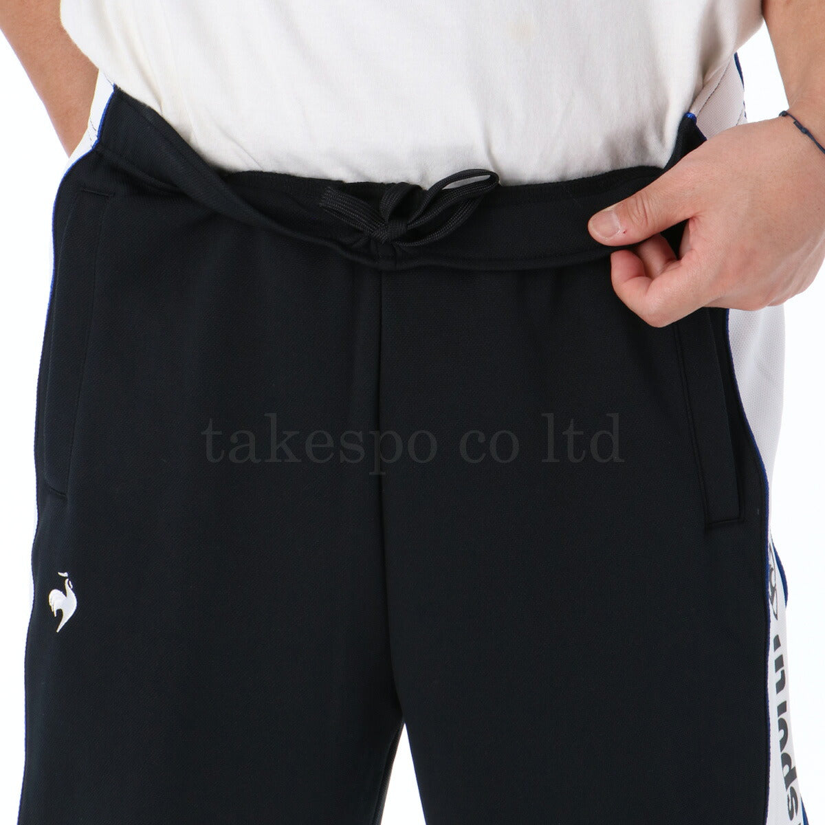 ルコック ロングパンツ メンズ ヘランカ ブラック ブルー ホワイト LU5FPZ10M