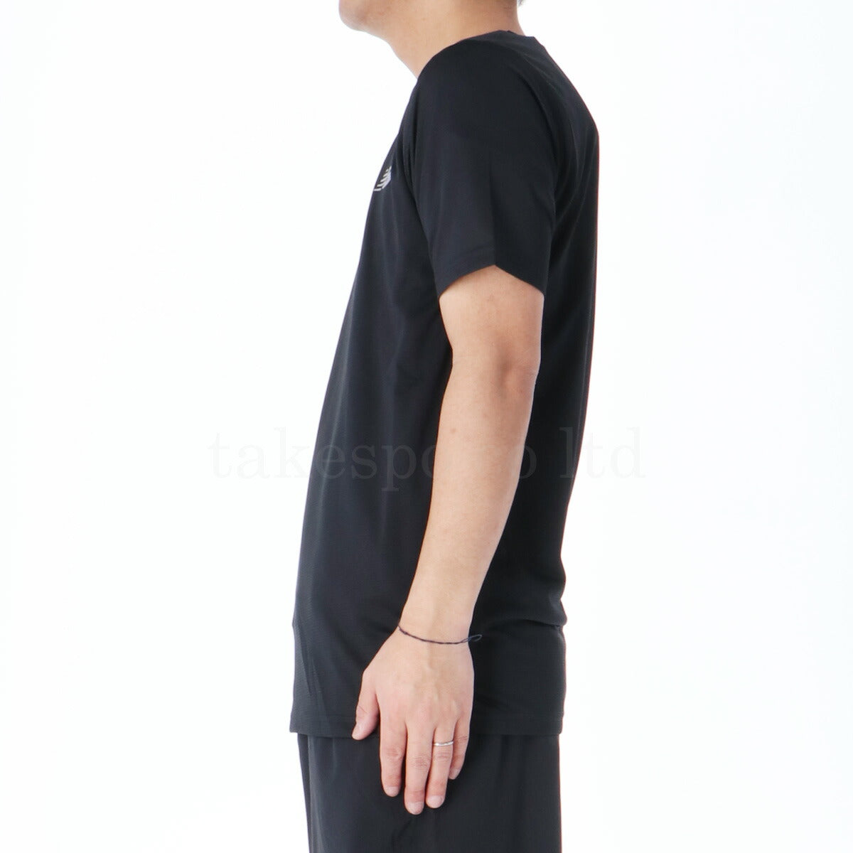 ニューバランス Tシャツ ハーフパンツ 上下 メンズ ブラック MT41222