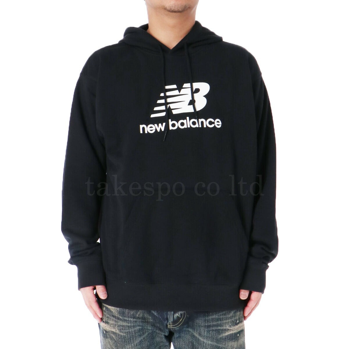 ニューバランス メンズ スウェットパーカー エッセンシャル フレンチテリー ロゴ newbalance アパレル 上 MT41501