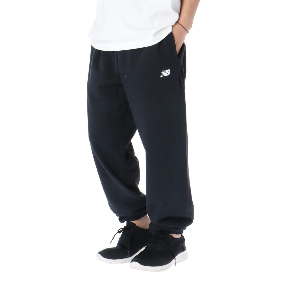 ニューバランス スウェット 上下 メンズ Sport Essentials 黒 ブラック MT41507
