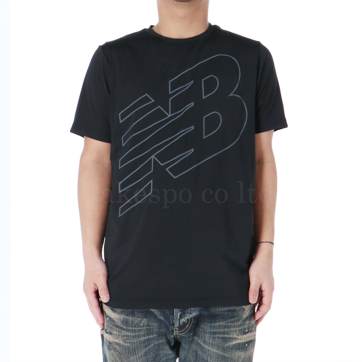 ニューバランス Tシャツ メンズ パフォーマンスショートスリーブ 黒 ブラック MT51070