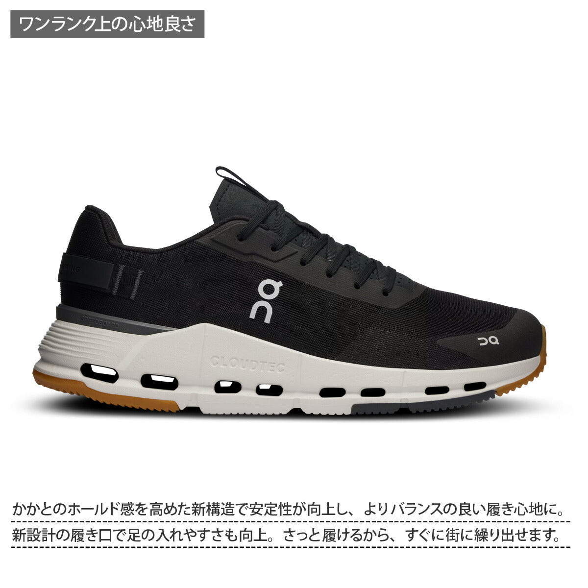 オン シューズ メンズ クラウドノヴァ フォーム 2 Cloudnova Form ブラック NOVAFORM2M
