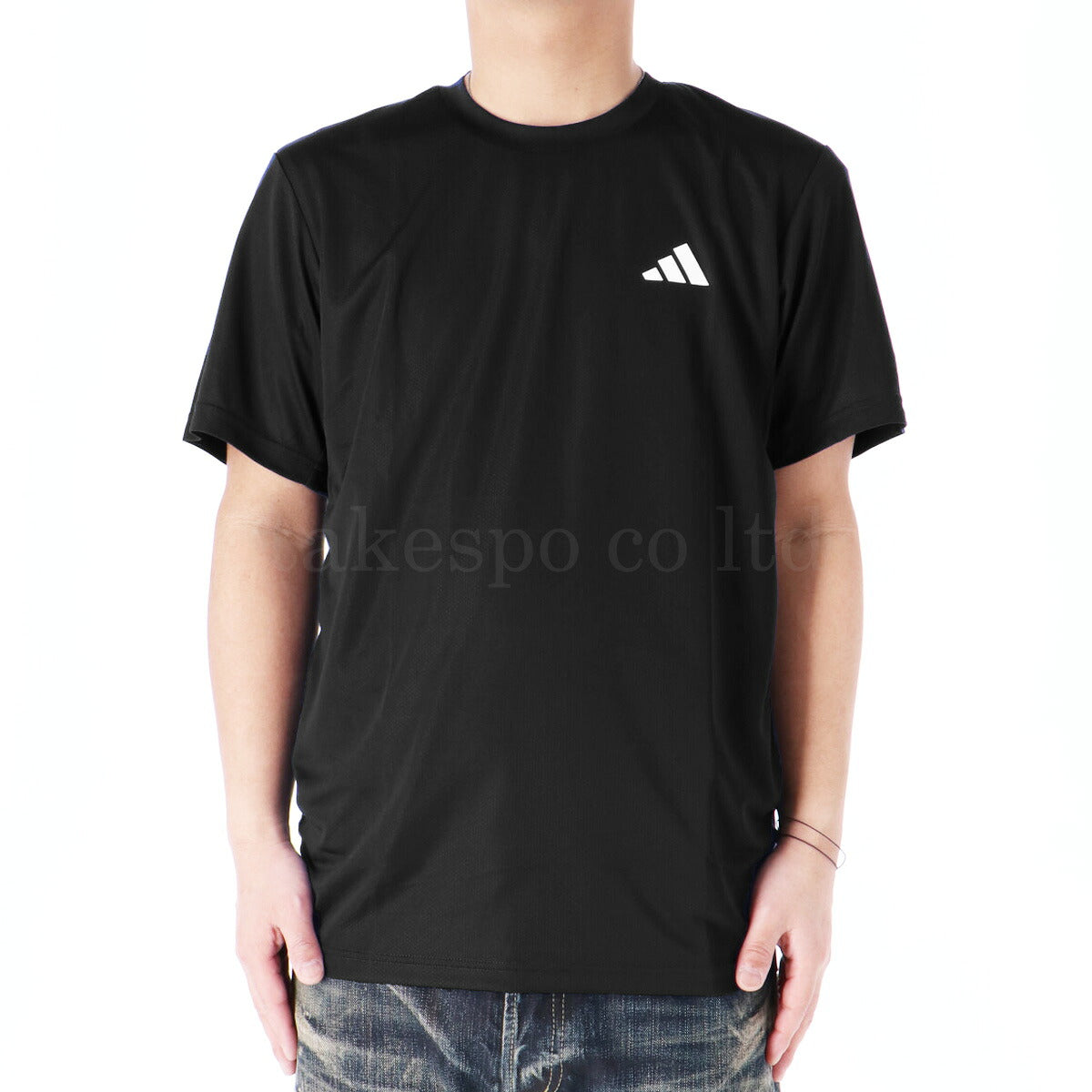 アディダス Tシャツ メンズ エッセンシャルズ ブラック ネイビー ブルー ホワイト NQE20