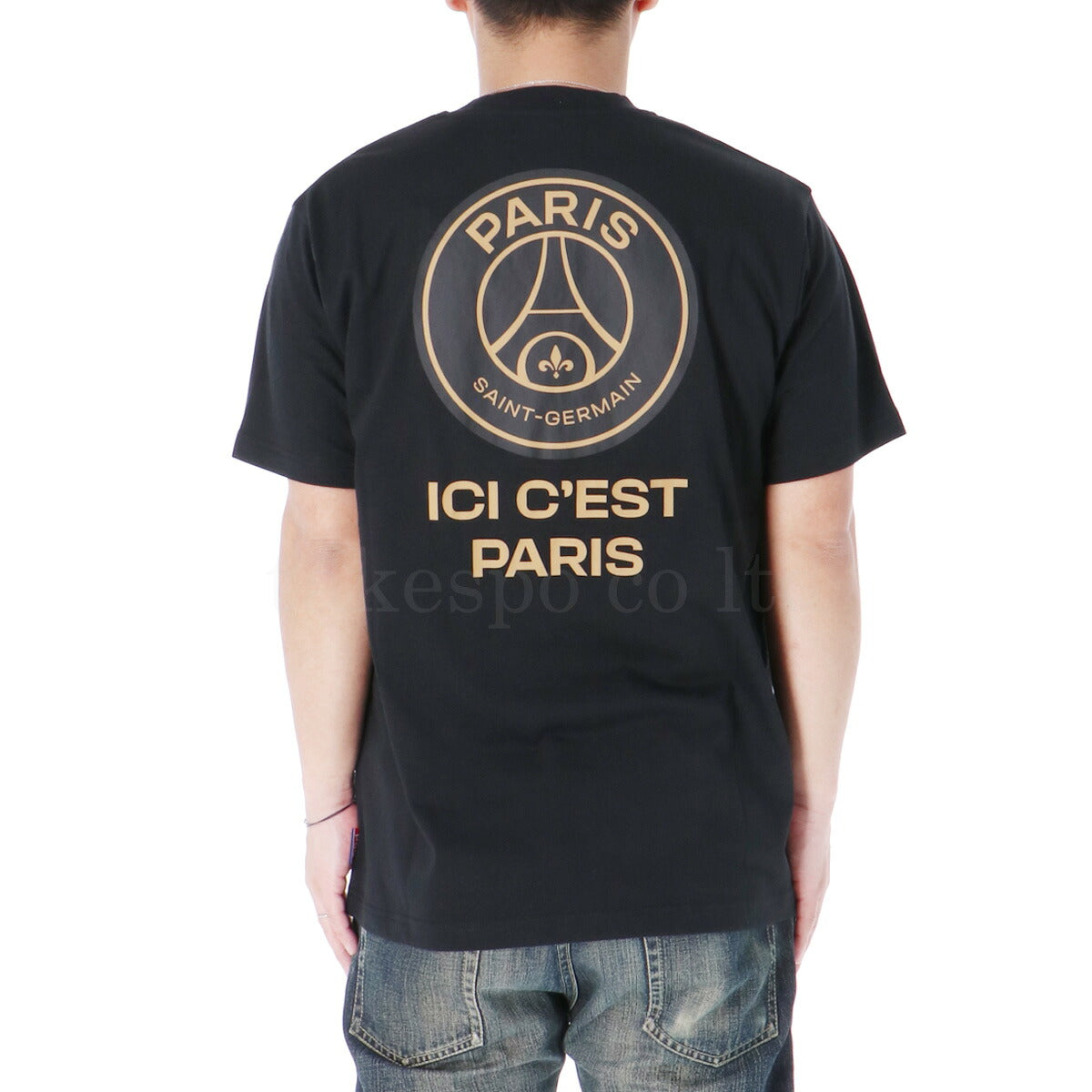 パリ・サンジェルマン Tシャツ メンズ プリントTシャツ ブラック ホワイト ネイビー PS0125S