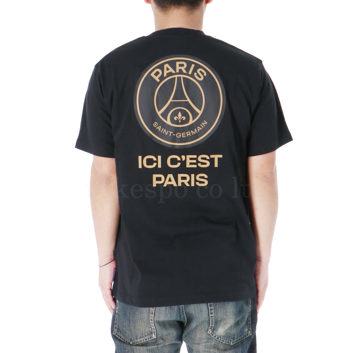 パリ・サンジェルマン Tシャツ メンズ プリントTシャツ ブラック ホワイト ネイビー PS0125S