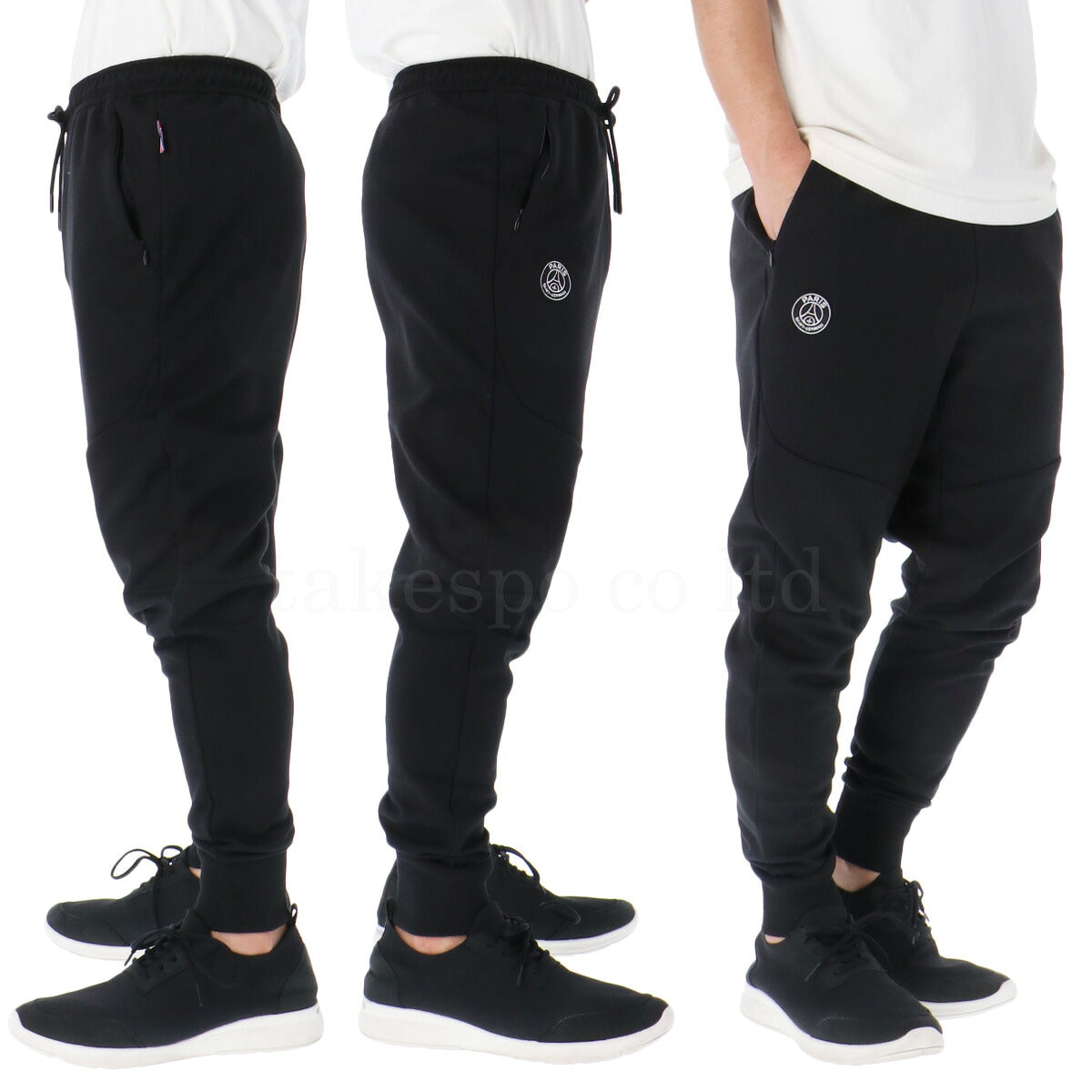 パリ・サンジェルマン スウェット 上下 メンズ PSG_TECH FLEECE EMB ブラック グレー PS0525FW0001