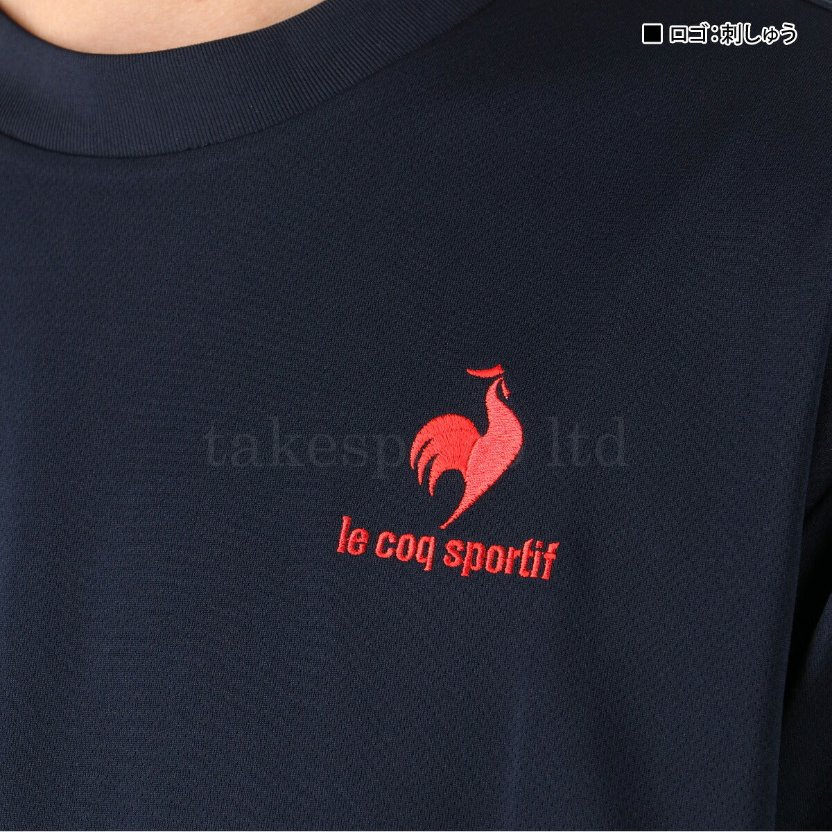 ルコック Tシャツ メンズ エコペット ブラック ネイビー ホワイト グレー ブルー QMMUJB30Z
