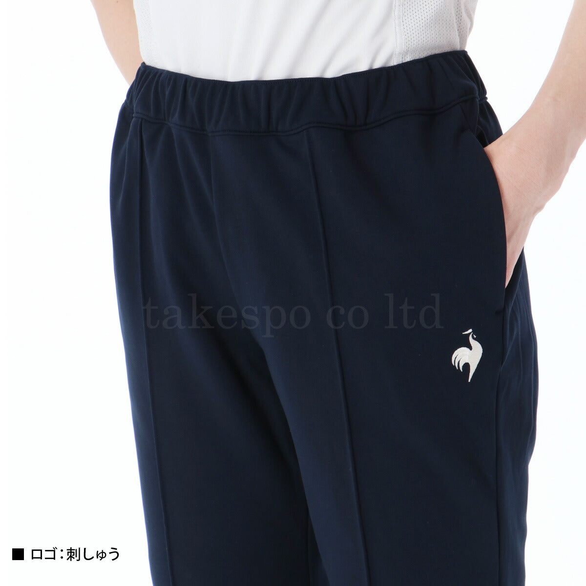 ルコック ジャージ 上下 レディース Helanca ヘランカ ホワイト ネイビー レッド QMWXJC01