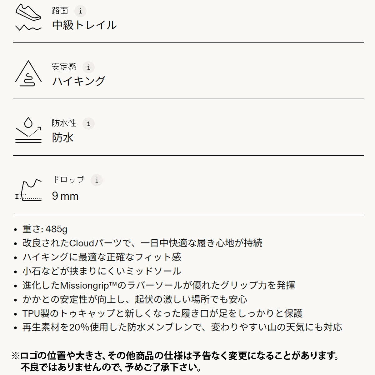 オン シューズ メンズ Cloudrock 2 Waterproof クラウドロック ウォータープルーフ ブラック ROCKWPM