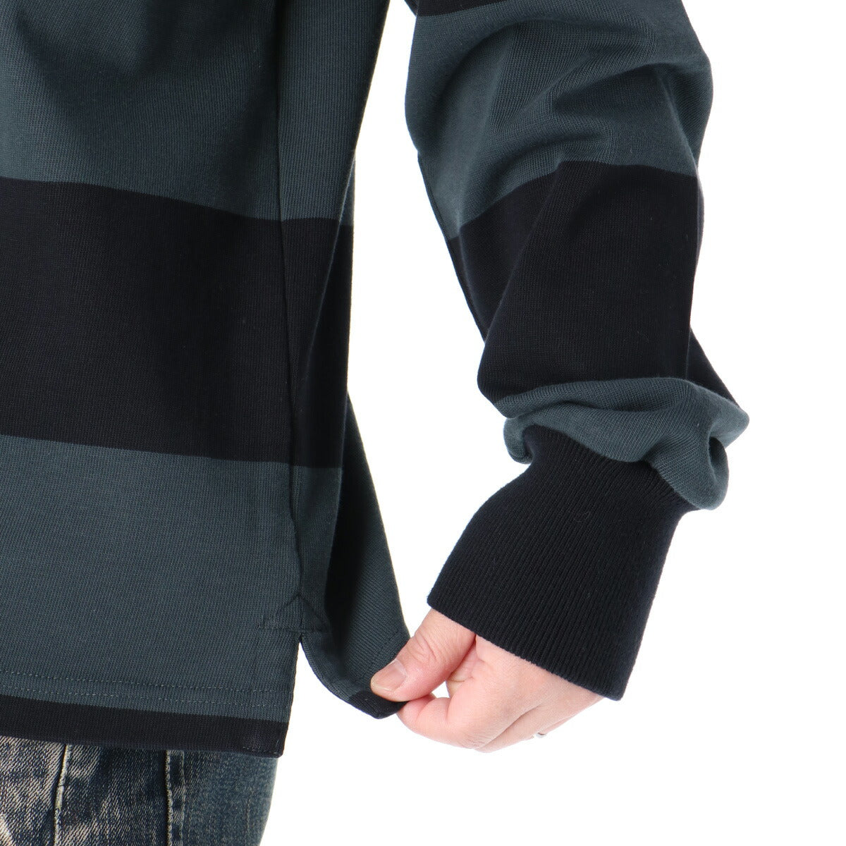 カンタベリー ポロシャツ メンズ L/S NZ RUGBY JERSEY カーキグリーン グリーン ブラック RSU42626