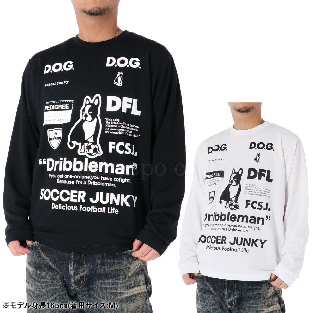 サッカージャンキー Tシャツ メンズ ブラック ホワイト SJ23D12