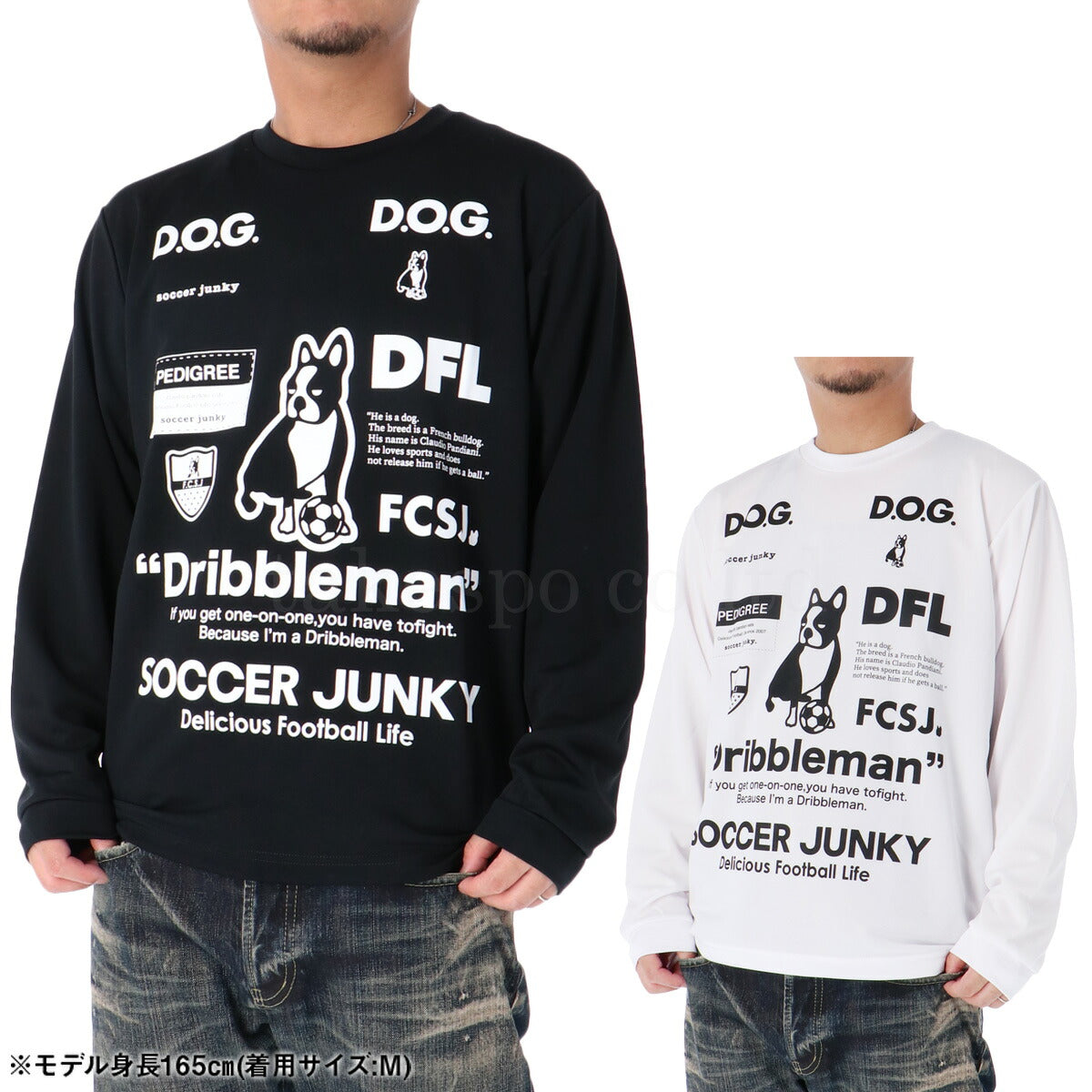サッカージャンキー Tシャツ メンズ ブラック ホワイト SJ23D12