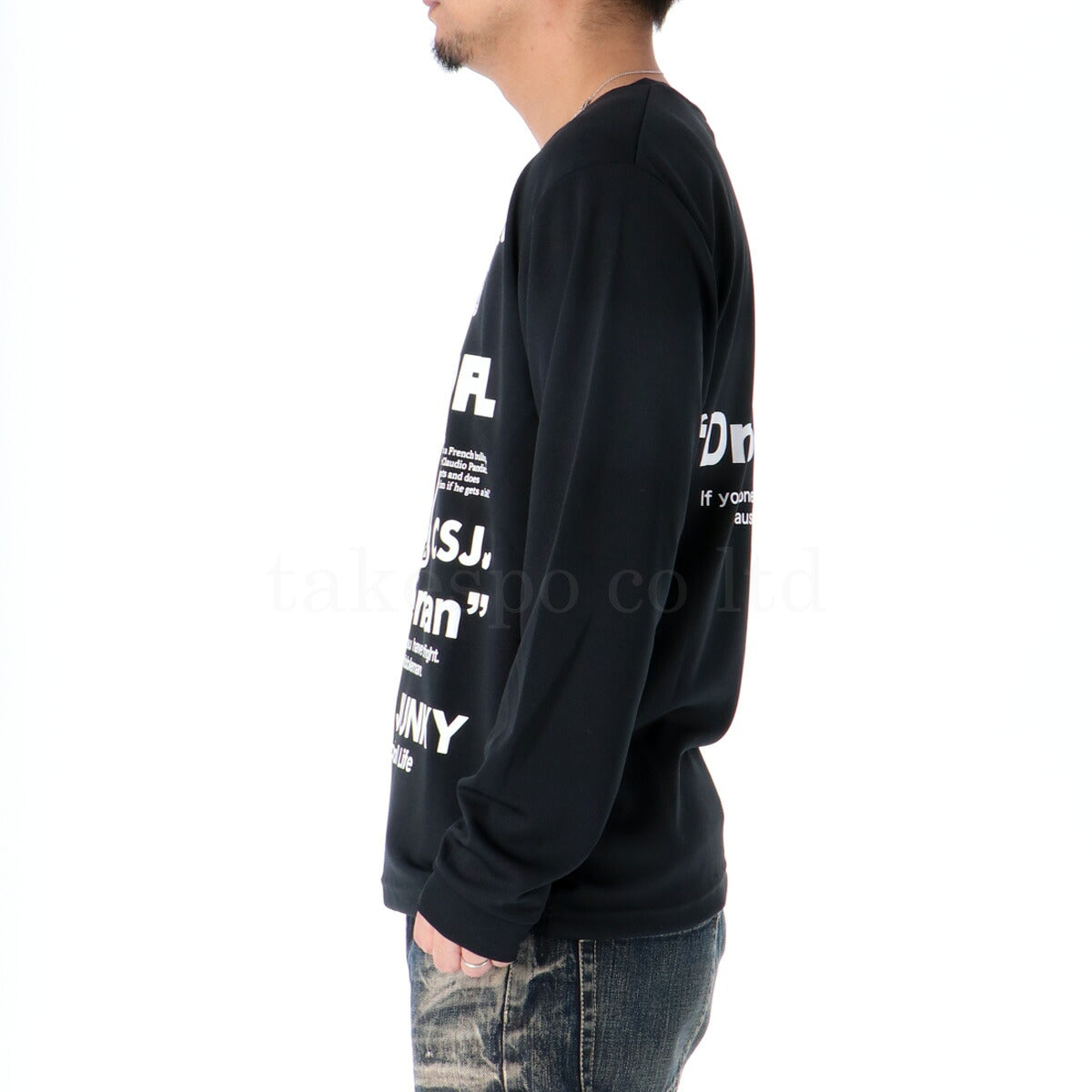 サッカージャンキー Tシャツ メンズ ブラック ホワイト SJ23D12