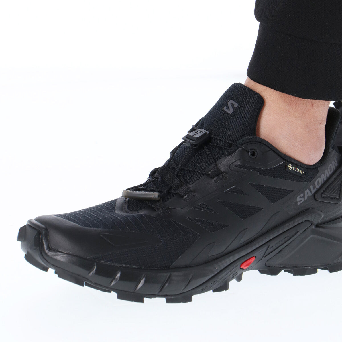サロモン スーパークロス 4 ゴアテックス シューズ メンズ ブランド トレイルランニング アウトドアシューズ トレラン ランニング 登山 スニーカー 山登り Salomon 防水 透湿 黒 滑りにくい SPEEDCROSS4M ブラック