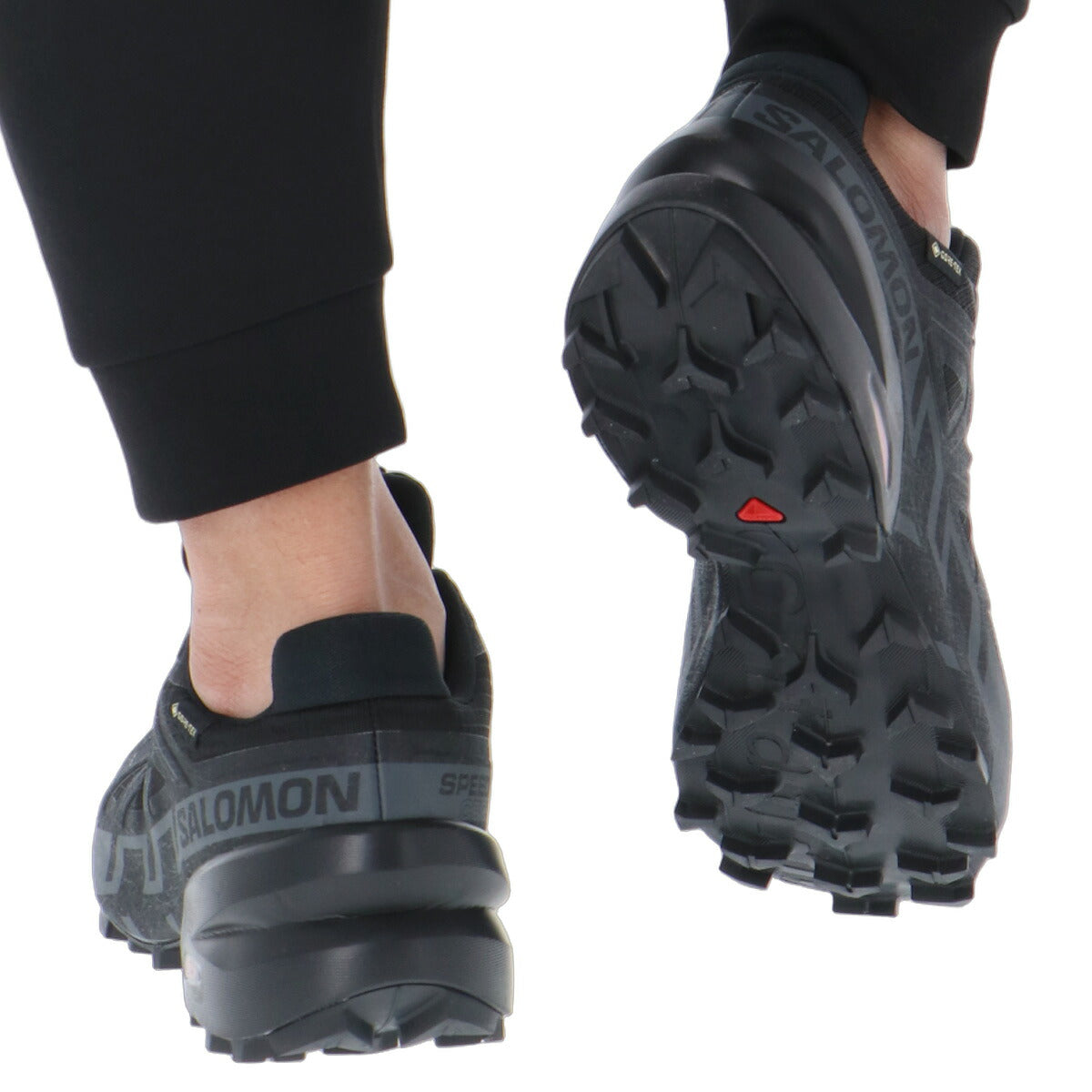 サロモン スピードクロス 6 ゴアテックス シューズ メンズ ブランド トレイルランニング アウトドアシューズ トレラン ランニング 登山 スニーカー 山登り Salomon 防水 透湿 防風 黒 SPEEDCROSS6M ブラック