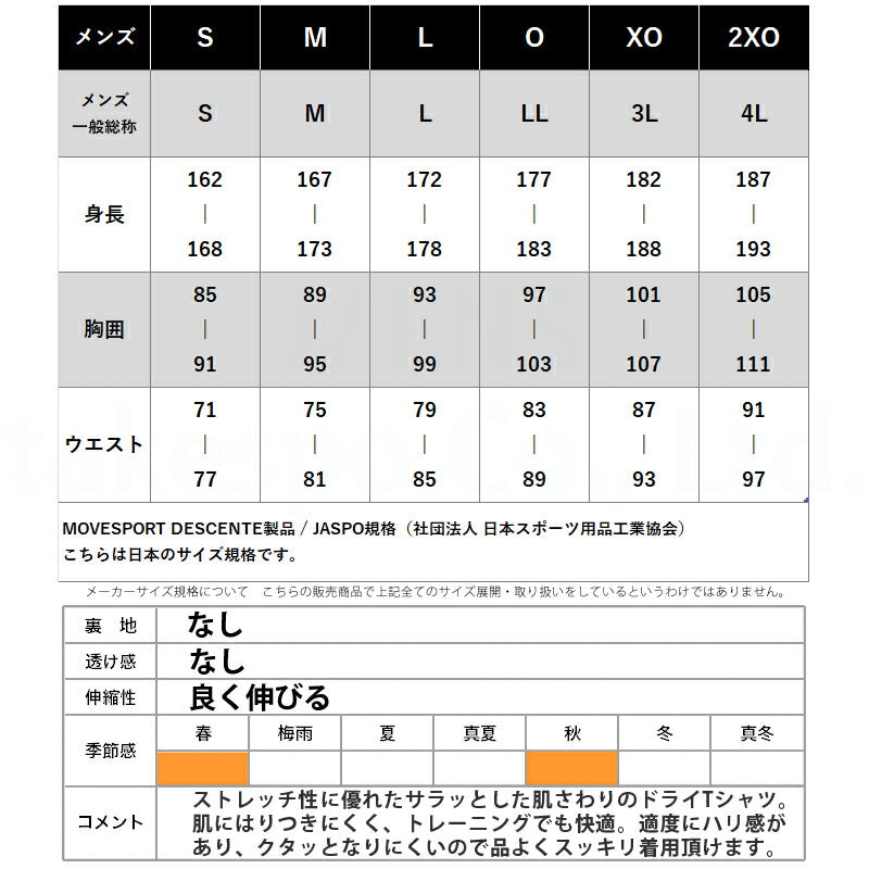ムーブスポーツ デサント メンズ Tシャツ TOUGH タフ MOVESPORT DESCENTE アパレル 上 ST4FLT03M
