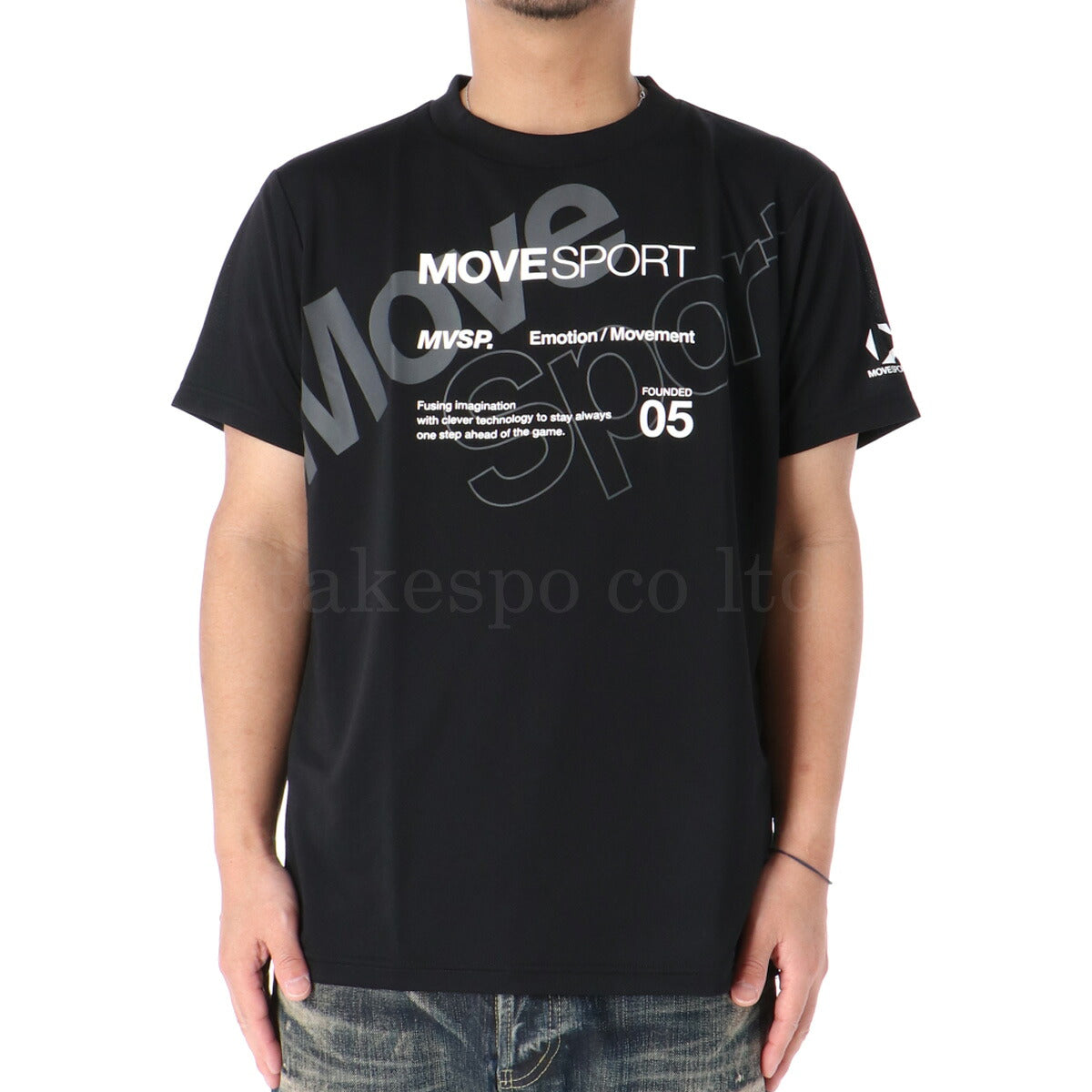 ムーブスポーツ デサント Tシャツ メンズ ライトウェイト ブラック ネイビー ST5FHT01M