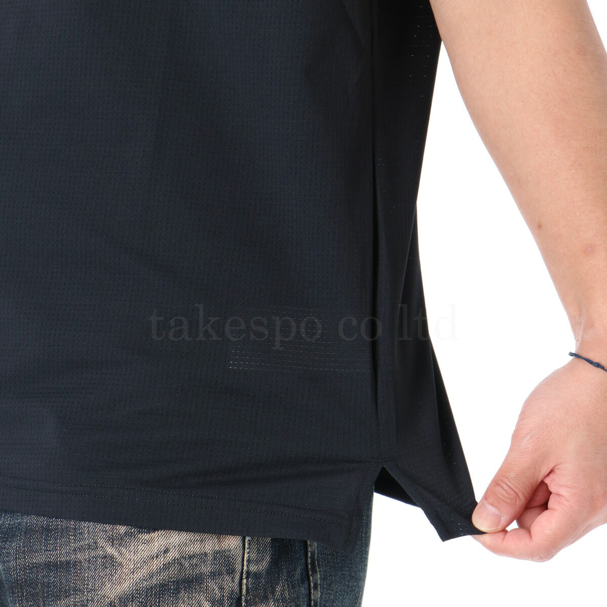 ムーブスポーツ デサント Tシャツ メンズ シャドーメッシュ ブラック ホワイト ベージュ ST5FHT02M
