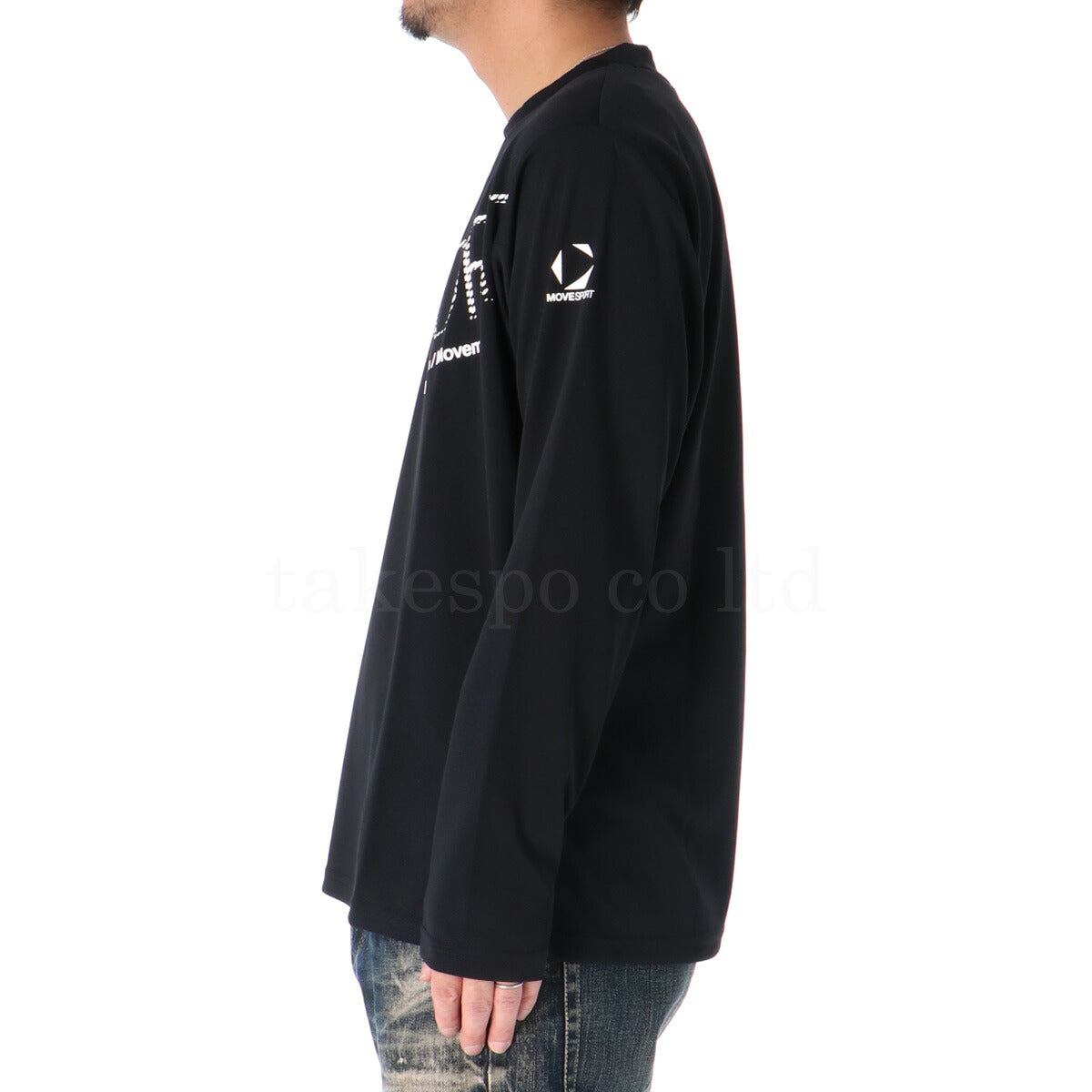ムーブスポーツ デサント Tシャツ メンズ ビックロゴ ブラック ホワイト ベージュ ブルー グリーン ST5FLT00M