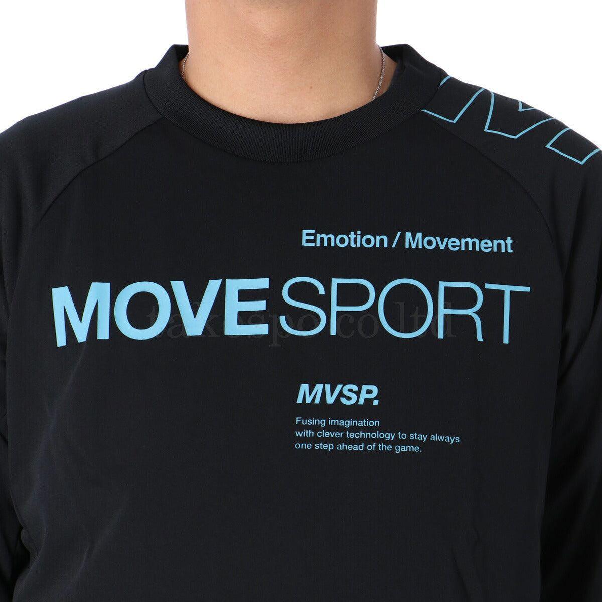 ムーブスポーツ デサント Tシャツ メンズ アウトラインロゴ ブラック ネイビー レッド ST5FLT02M