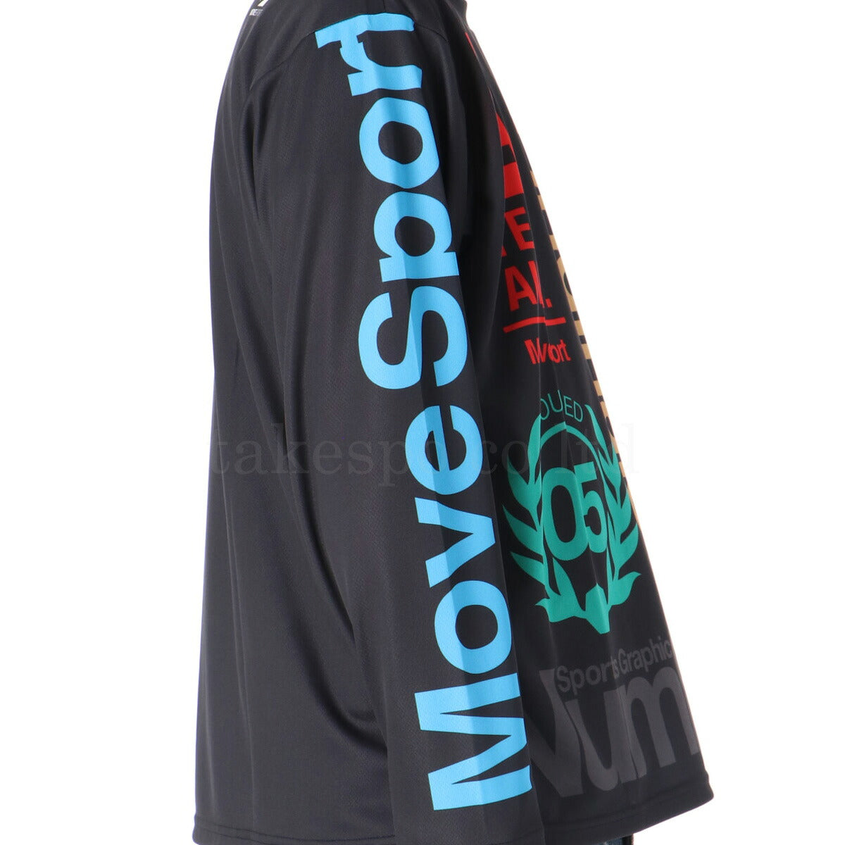 ムーブスポーツ デサント Tシャツ メンズ Numberコラボ ブラック ホワイト ST5FLTD1MB
