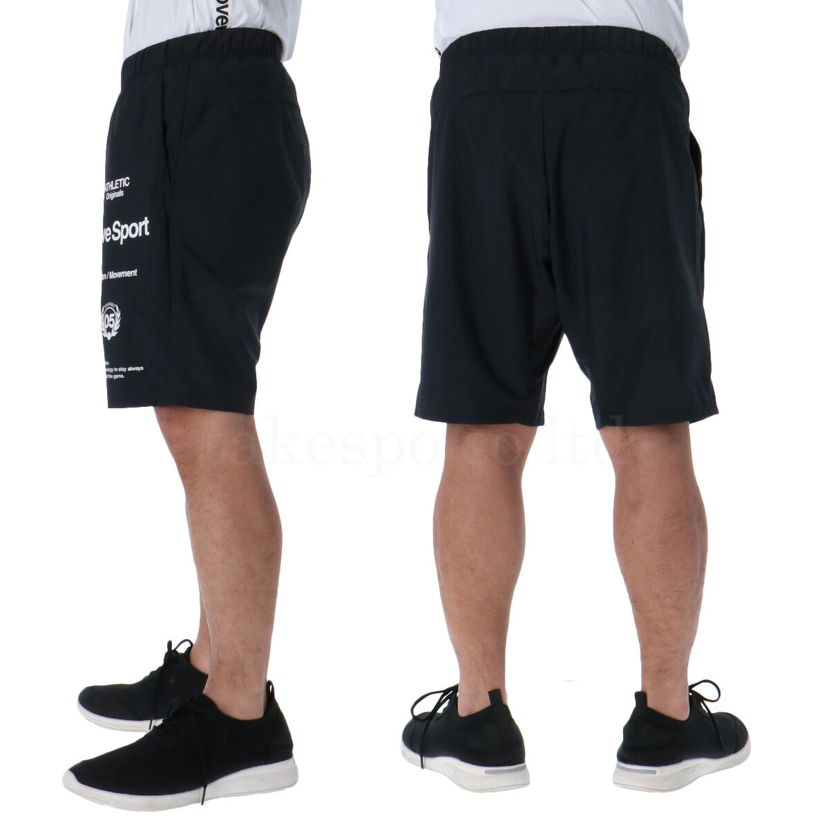 ムーブスポーツ デサント ハーフパンツ メンズ ロゴグラフィック ブラック ネイビー パープル ST5SHP02M