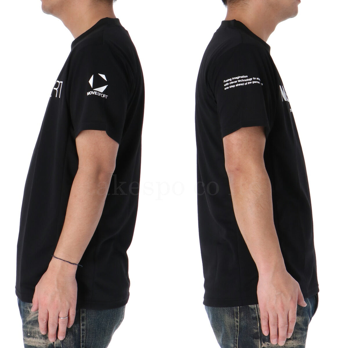 ムーブスポーツ デサント Tシャツ メンズ ライトメッシュ ブラック ネイビー ホワイト グリーン ST5SHT11M