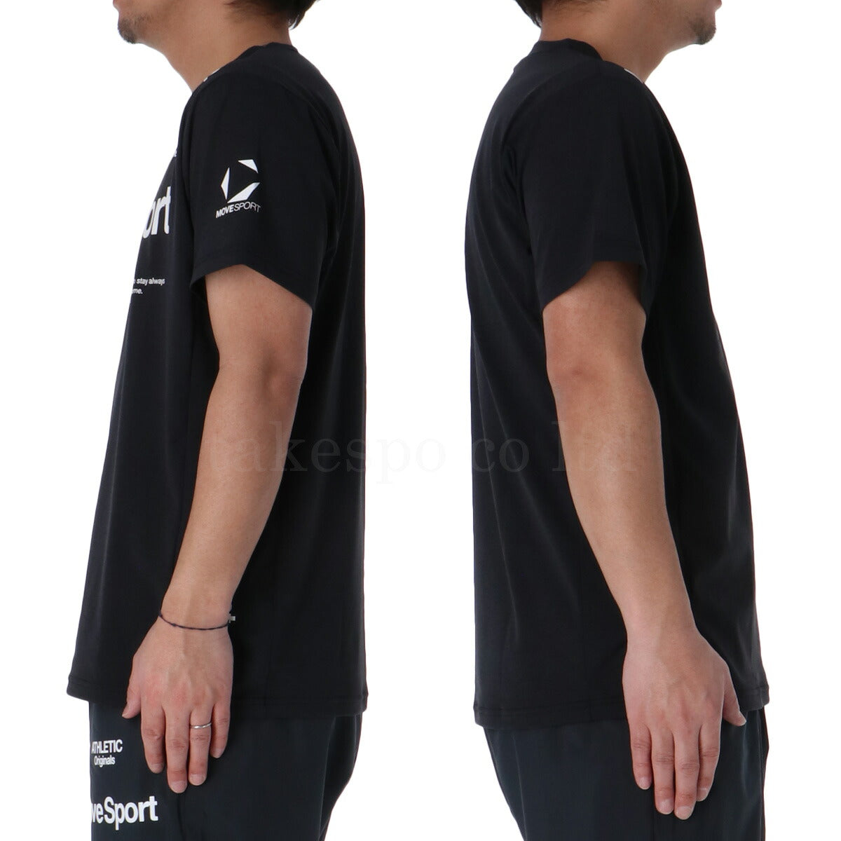 ムーブスポーツ デサント Tシャツ メンズ ロゴグラフィック ネイビー ホワイト レッド グレー ブラック パープル ST5SHT12M