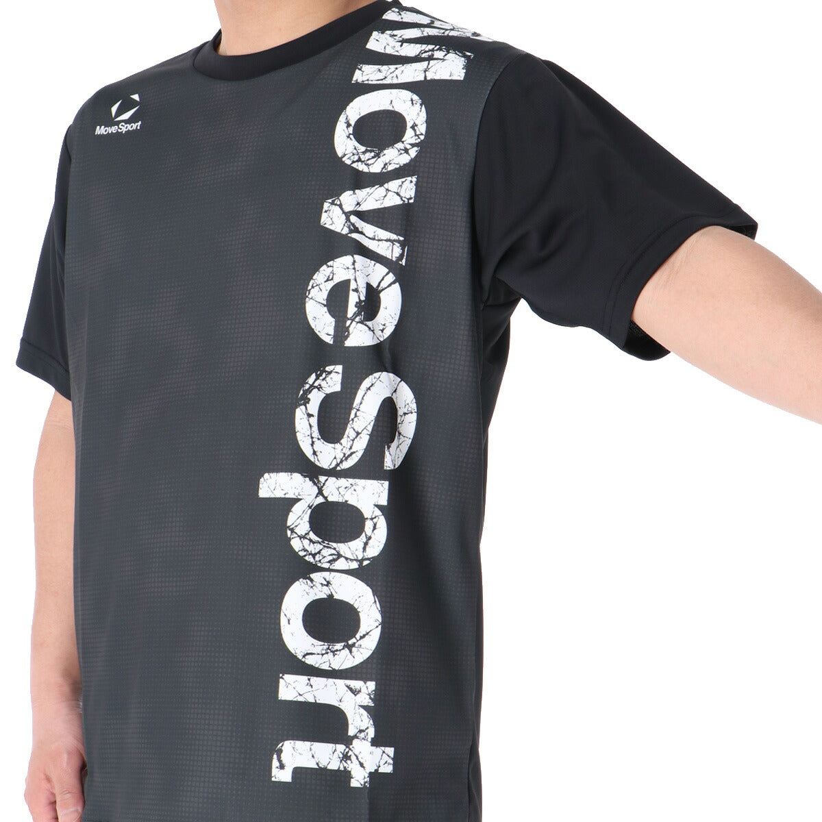 ムーブスポーツ デサント Tシャツ メンズ サンスクリーン ブラック ネイビー グリーン グレー ST6SHT08M