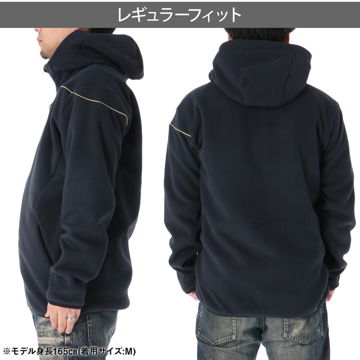 ムーブスポーツ メンズ デサント フリースジャケット パーカー チーム フルジップ 保温 黒 MOVESPORT DESCENTE ST6SSWT1M フード付き フーディ ブラック ネイビー レッド 新作 大きいサイズ 有