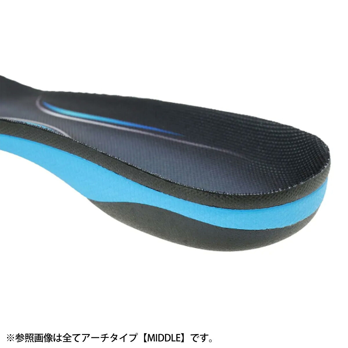 ザムスト インソール メンズ レディース フットクラフト スタンダード クッションプラス ミドル ブルー STANDARDCMIDDLE
